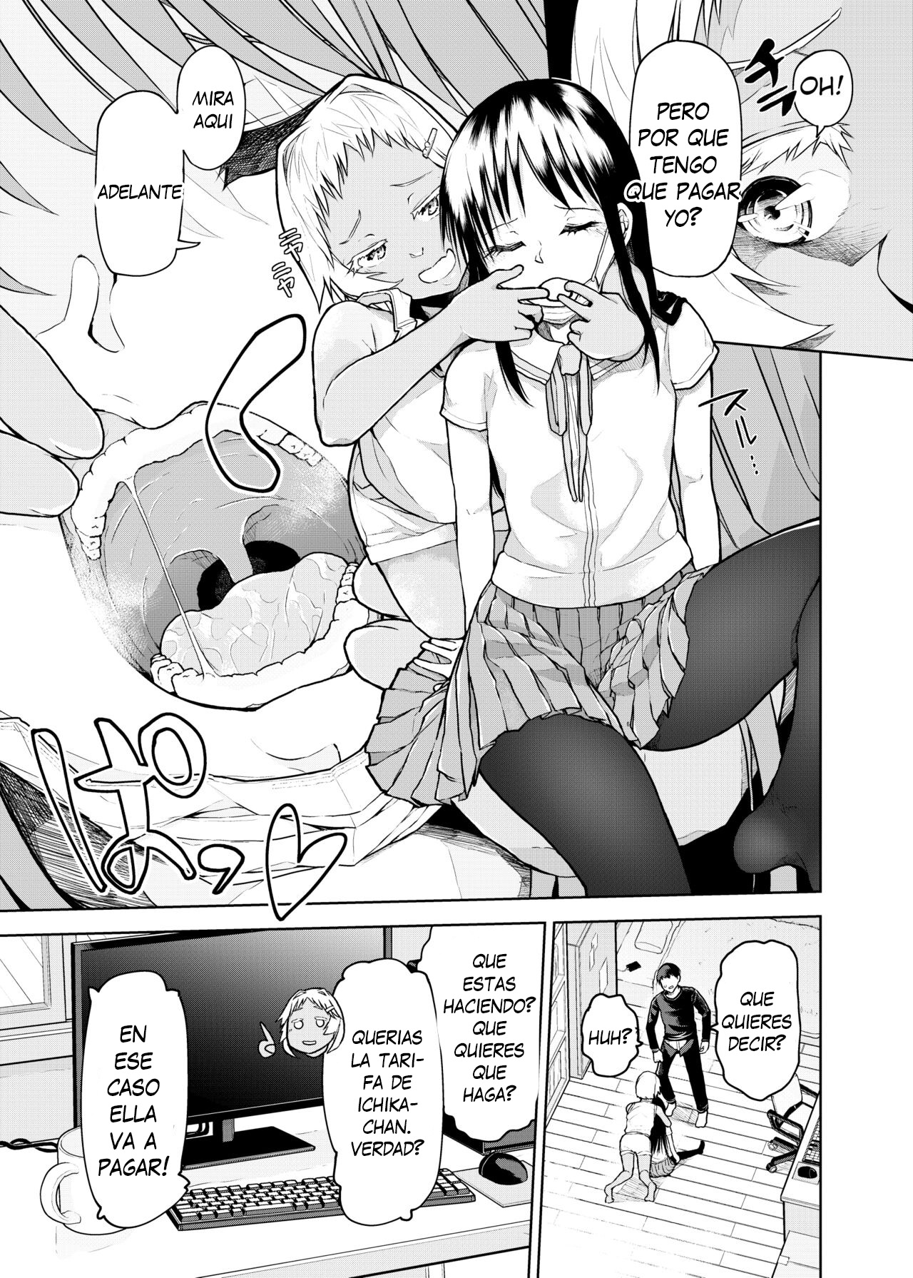 Buenryo na Mesugaki wo Enryonaku! | ¡Estas Pequeñas Zorras no se Reprimen, Asi que Yo Tampoco! page 9 full
