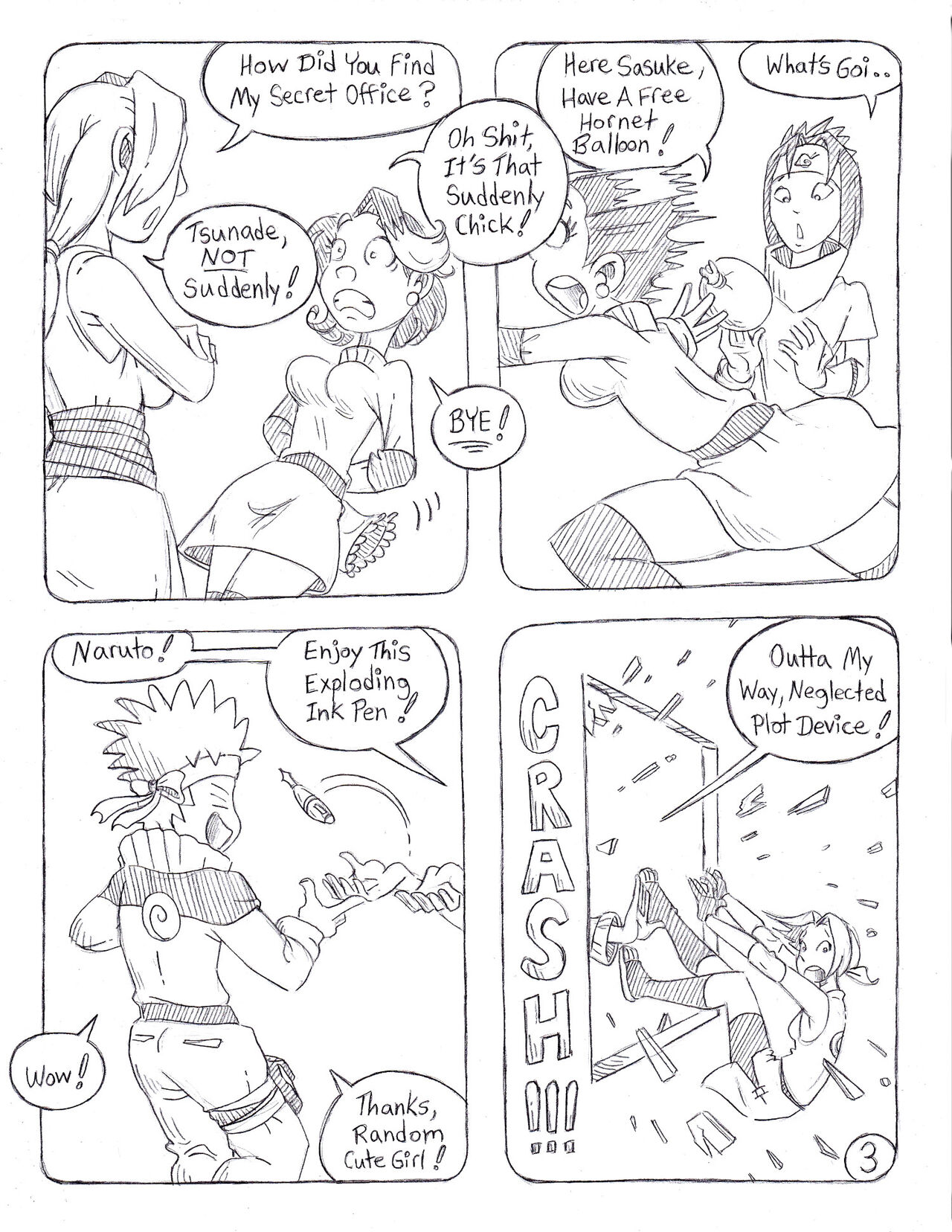 Panty Thief Suddenly Tsunade page 3 full