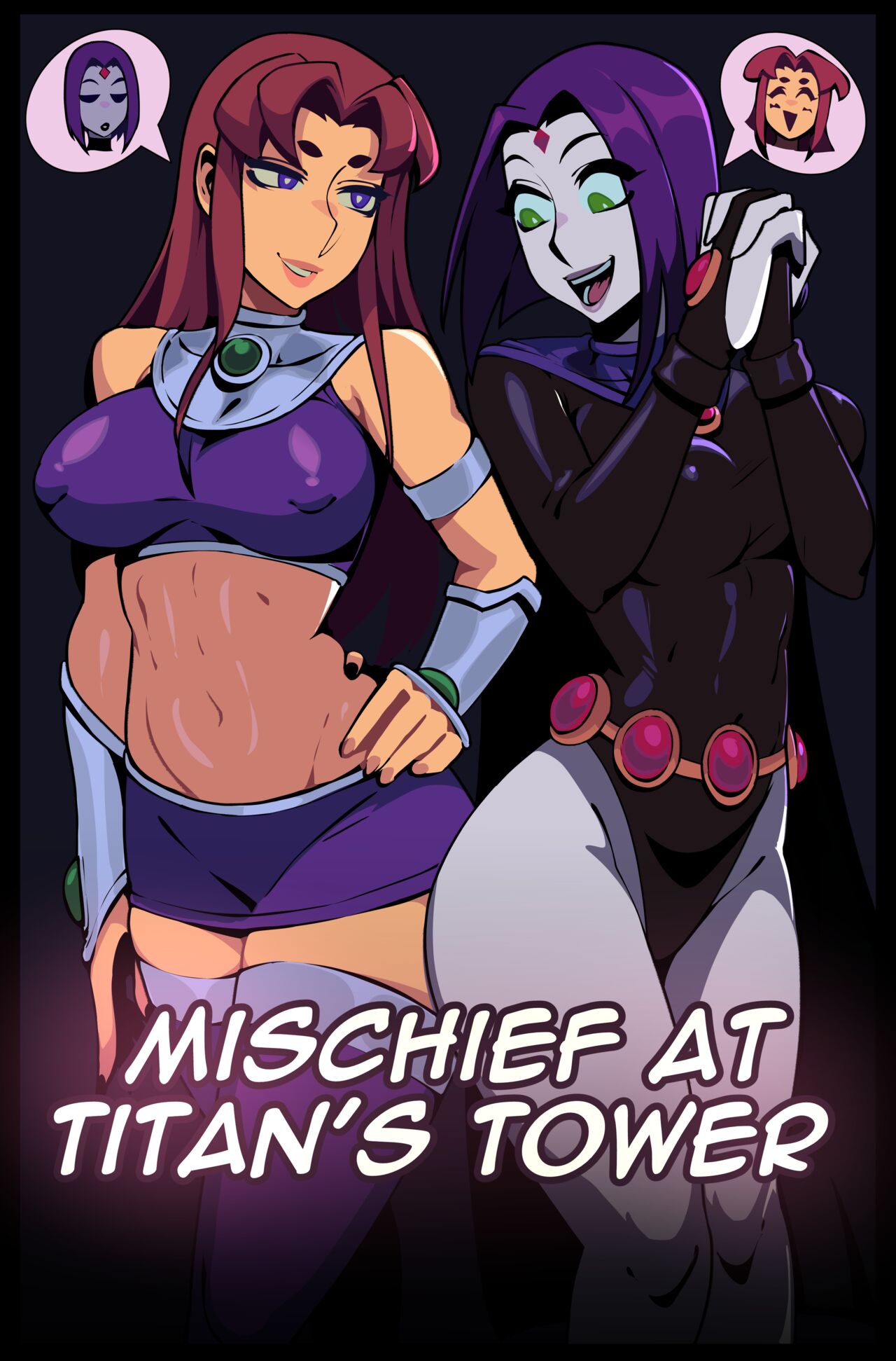 Michief at Titans Tower page 1 full