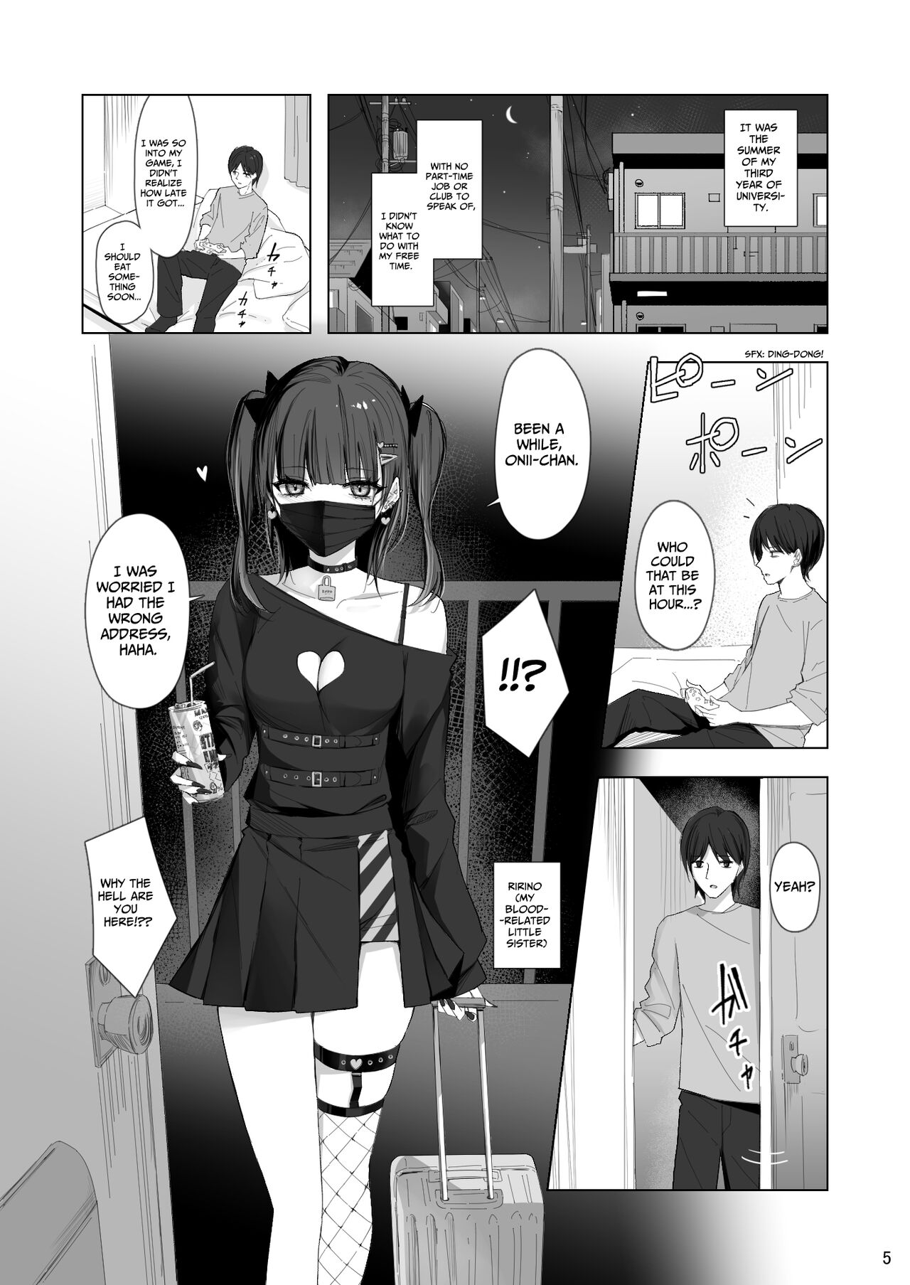 Namaiki Joshi Ririno-chan | Impertinent Girl Ririno-chan page 4 full