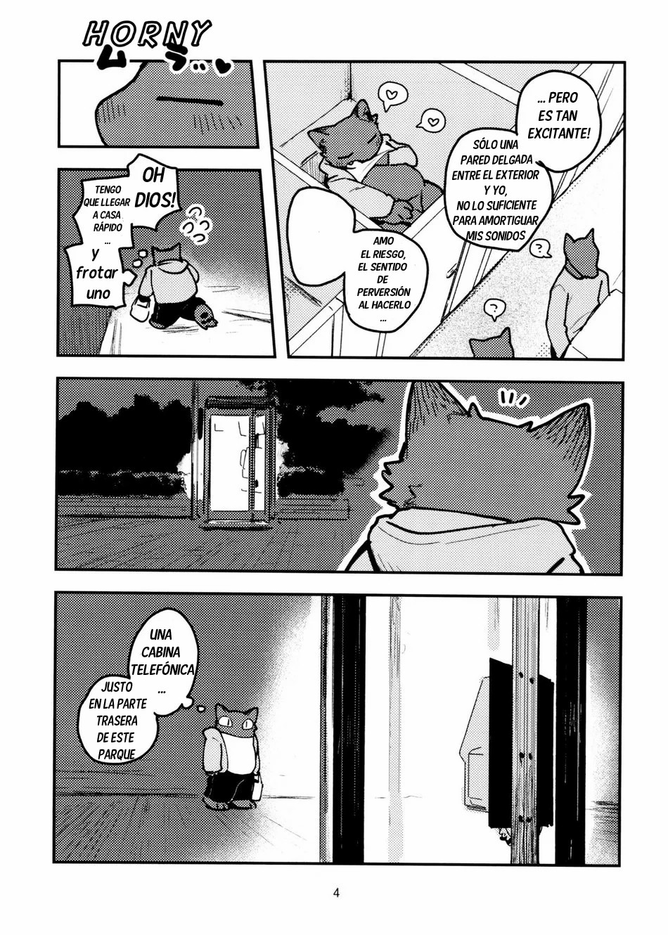 Nekoda-kun at the phone box!!!! page 4 full