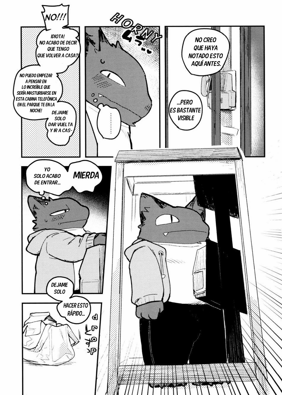 Nekoda-kun at the phone box!!!! page 5 full