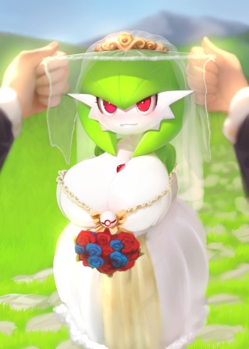 ひとと けっこんした ポケモンがいた. ポケモンと けっこんした ひとがいた. cover