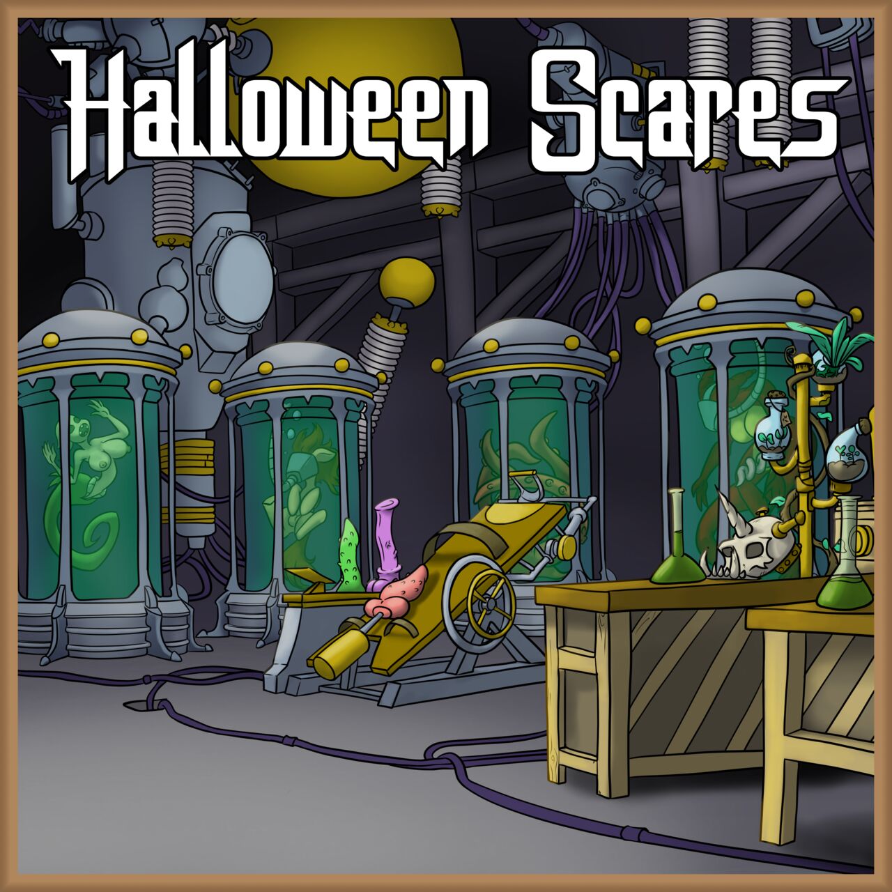 Halloween Scares art pack page 1 full