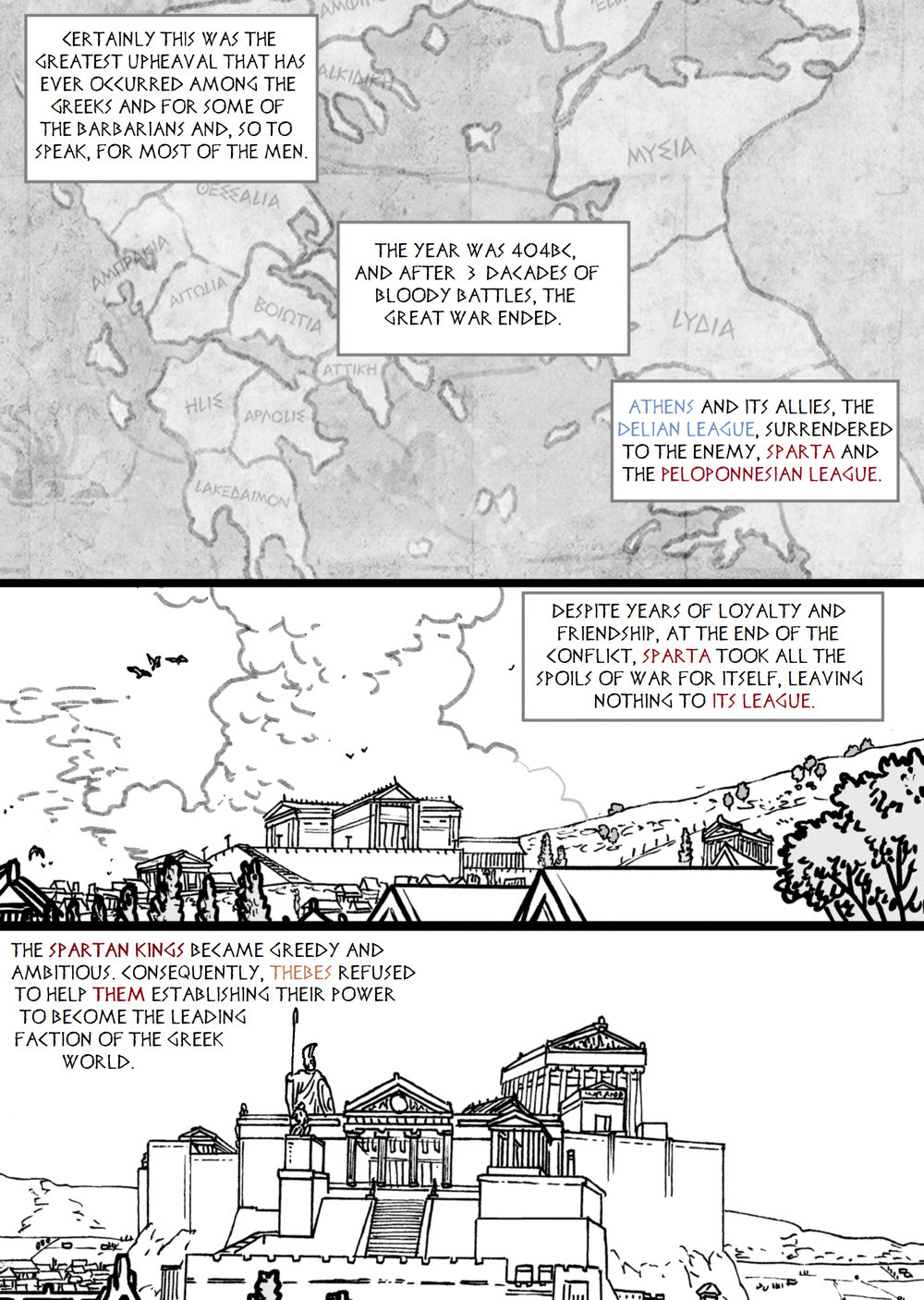 Blood of Greece chapter 1 page 1 full