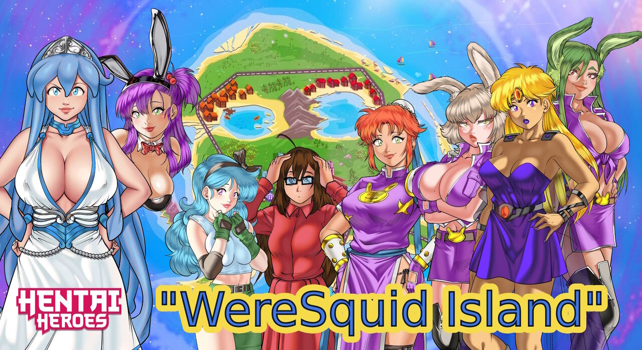 Hentai Heroes - World 16 "WereSquid Island" page 1 full