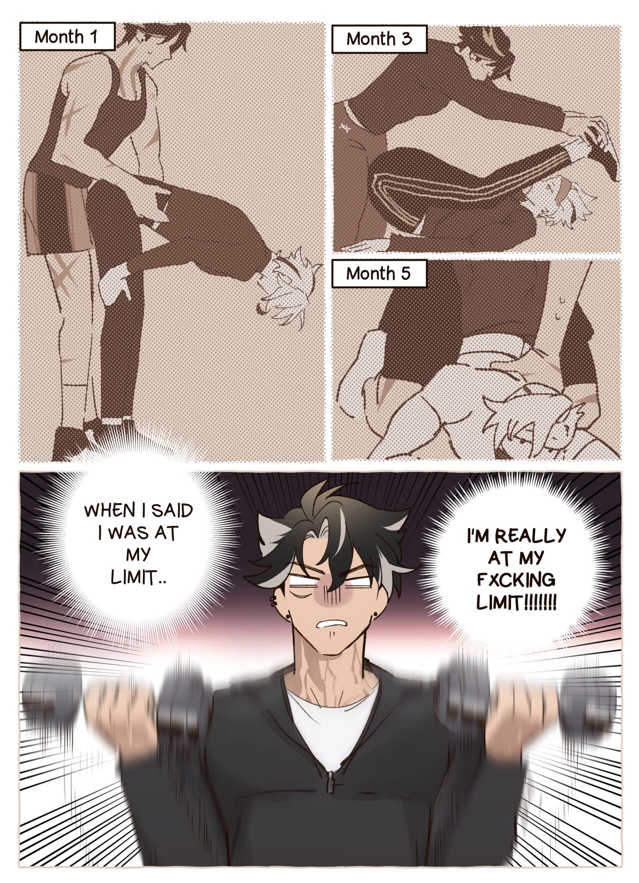 Wriolette Personal Trainer AU Full Comic page 5 full