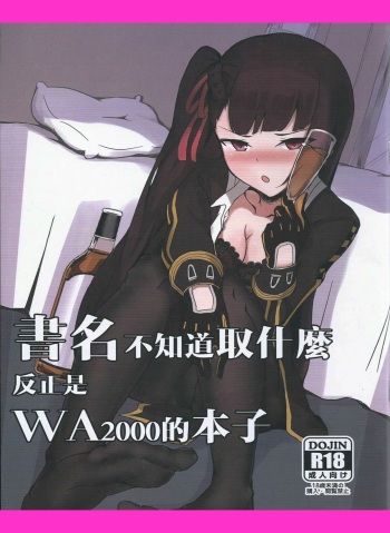 I don't know what to title this book, but anyway it's about WA2000 cover