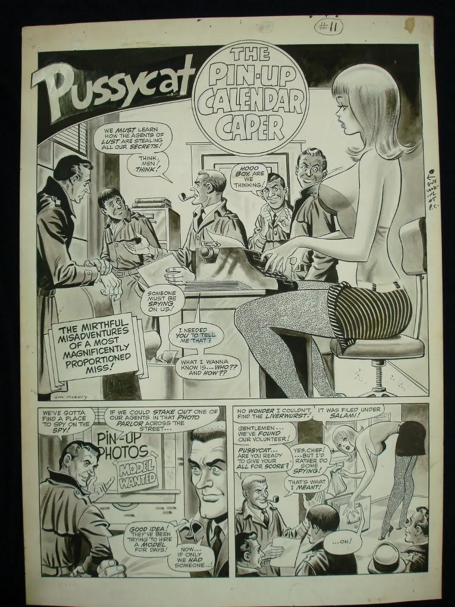 Pussycat - The Pin-Up Calendar Caper page 1 full