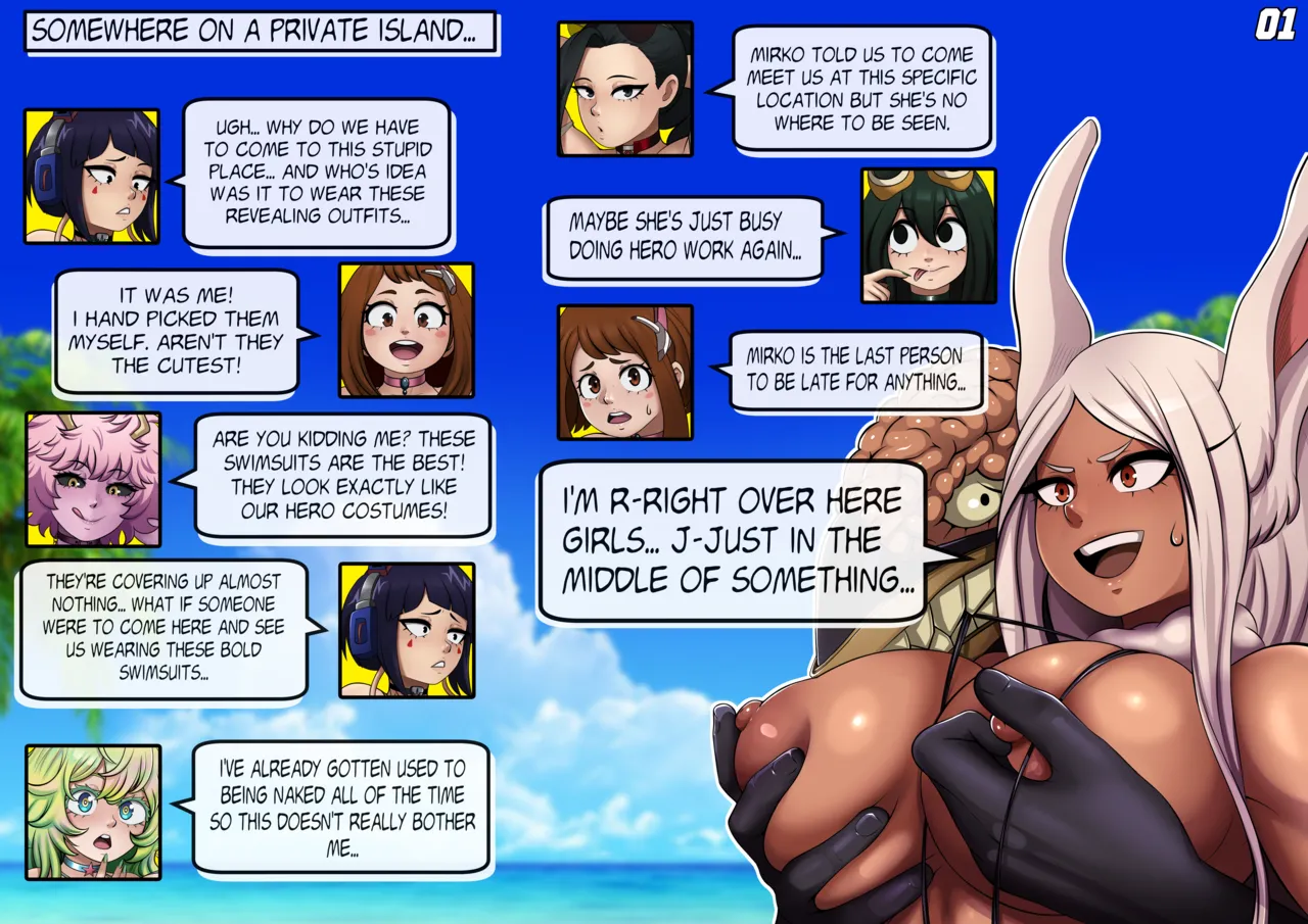 Class 1-A Girls ANALized at the Beach page 3 full