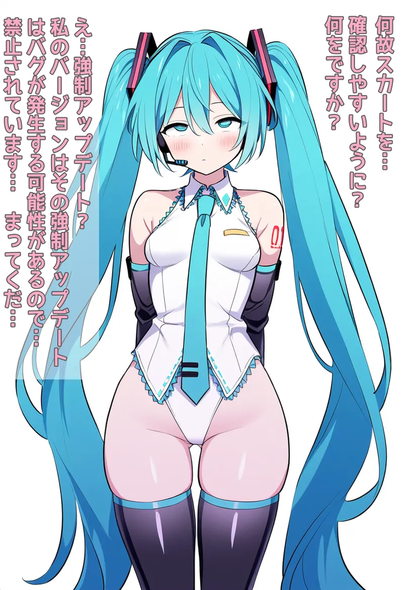 preview - Miku-chan's bust grows 1cm every time she cums, and she gets a thorough makeover page 3 full