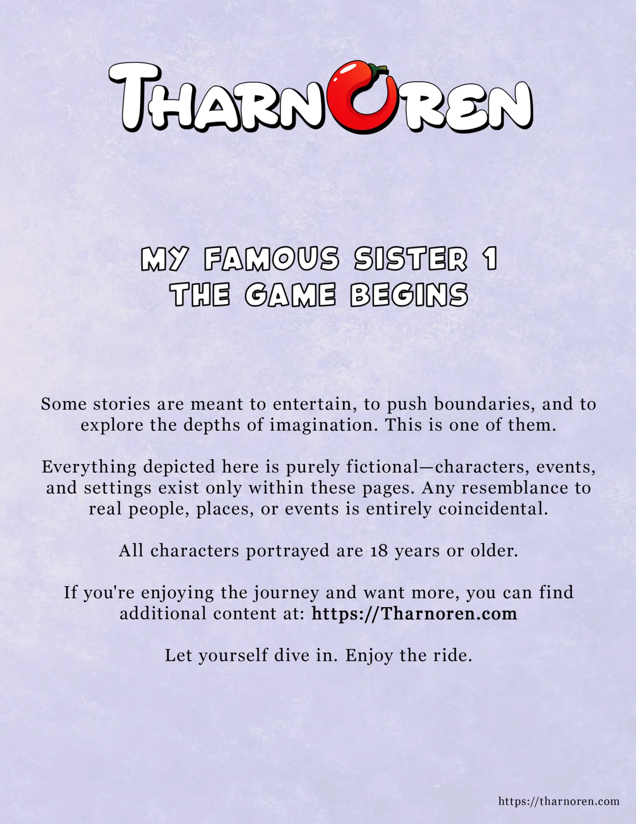 My Famous Sister Chapter 1 - The Game Begins page 2 full