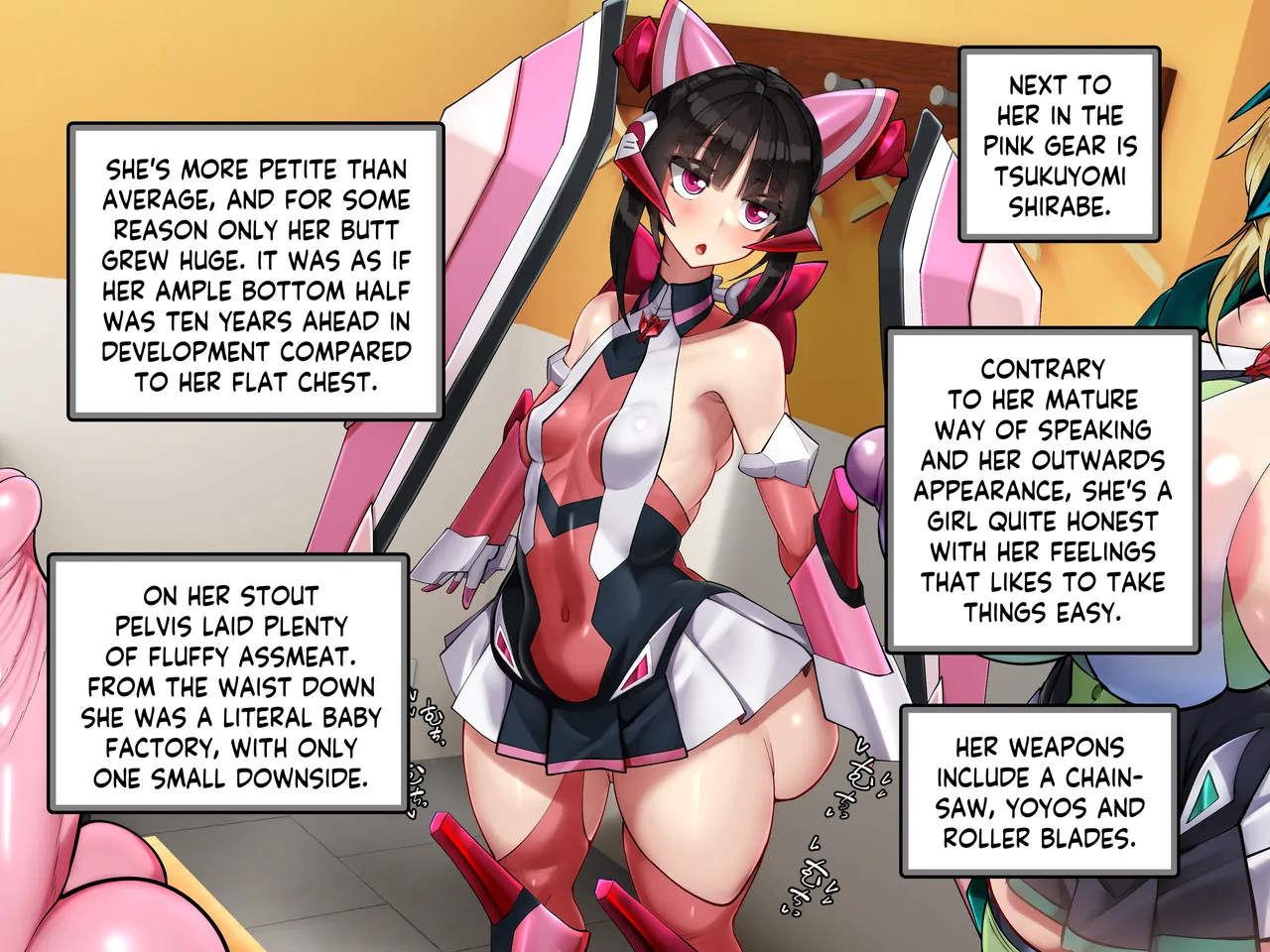 Senki Zecchou Chinpogear ~Kirika x Shirabe Futanari Sougo Enkakukan~ page 8 full
