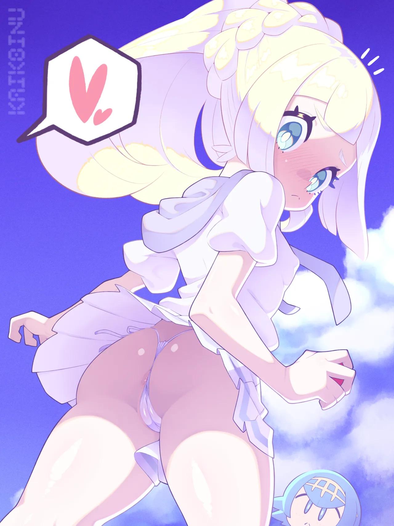 PokeGirls EX - Butt Bukkake Lillie page 2 full