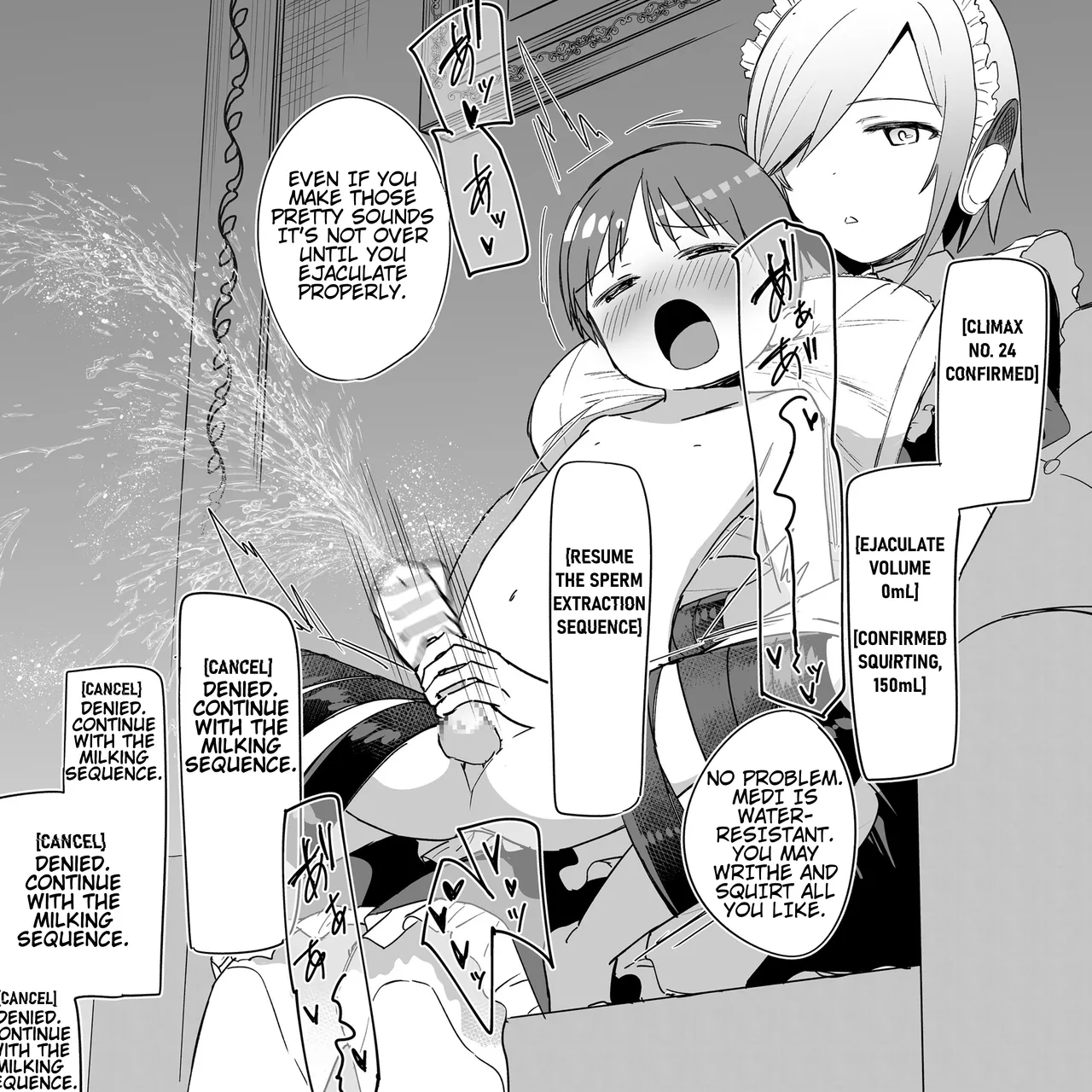 Maid android's milking torture page 6 full