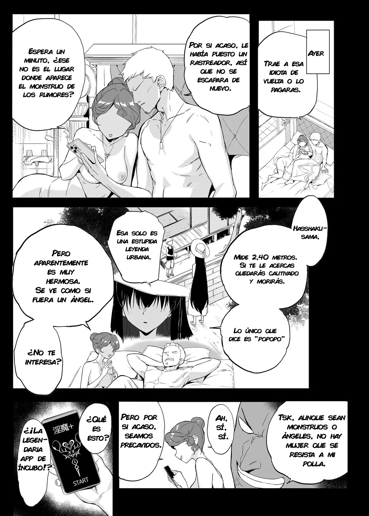 Hasshaku-sama ni mo Kiku Densetsu no Inma Appli!？| ¿¡La Legendaria App de Íncubo que Funciona Incluso en Hasshaku-sama!？ page 4 full