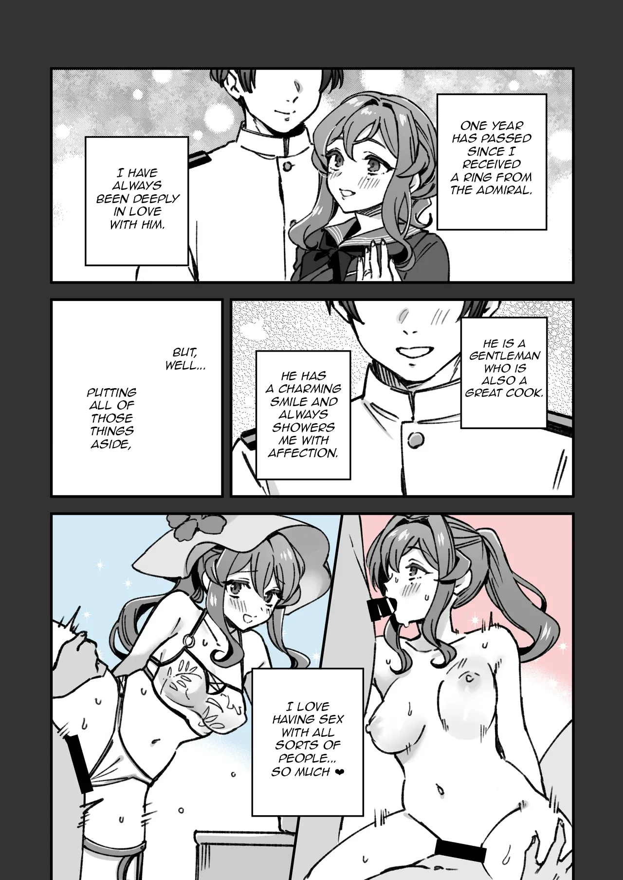 Kanmusu Gotland no Futei Manga | A Manga about Fleet Girl Gotland's Unchastity page 2 full