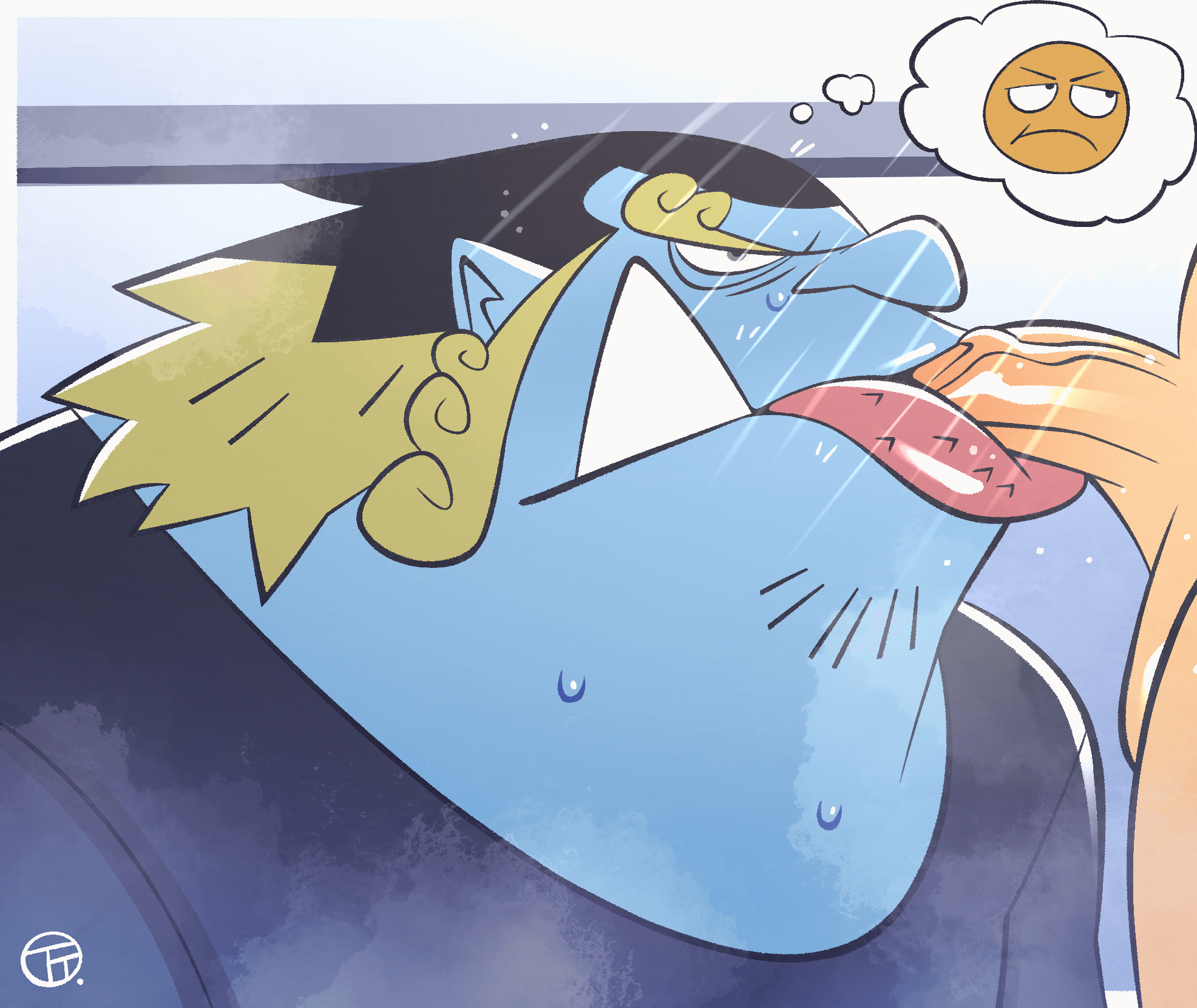 Young Jinbe X luffy page 4 full