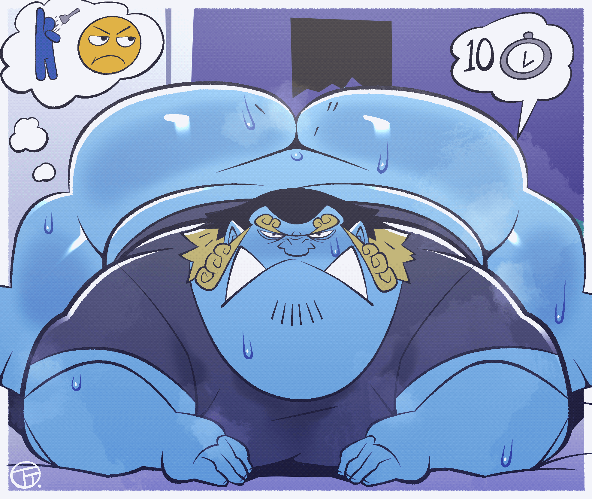 Young Jinbe X luffy page 6 full