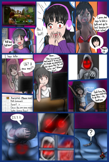 The cursed mail cover