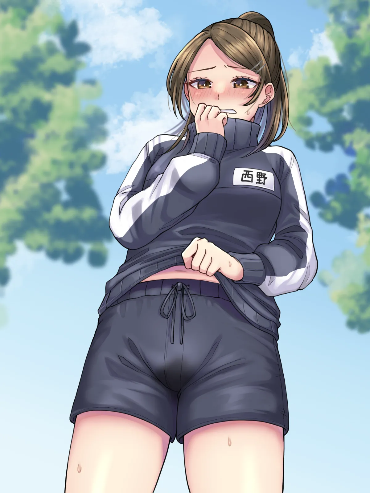 Taiiku no Marason-chuu ni Morashi Chatta JK page 5 full