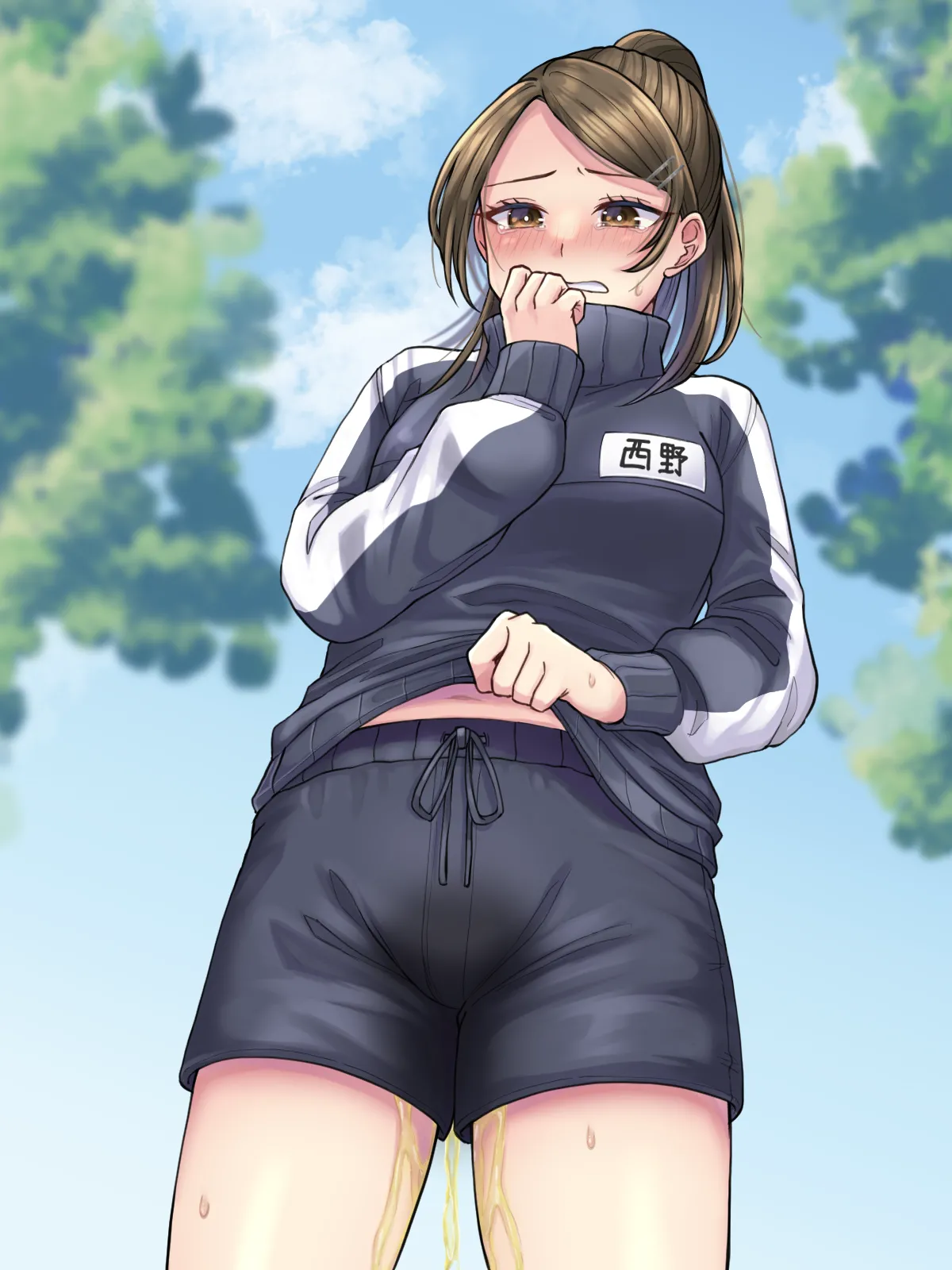 Taiiku no Marason-chuu ni Morashi Chatta JK page 6 full
