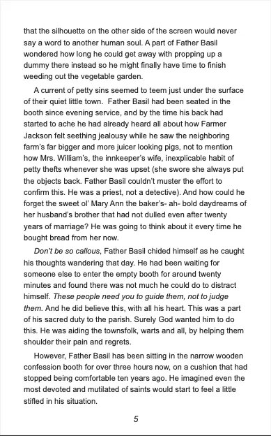 The Confession Booth PLUS Other Father Basil Stories page 5 full