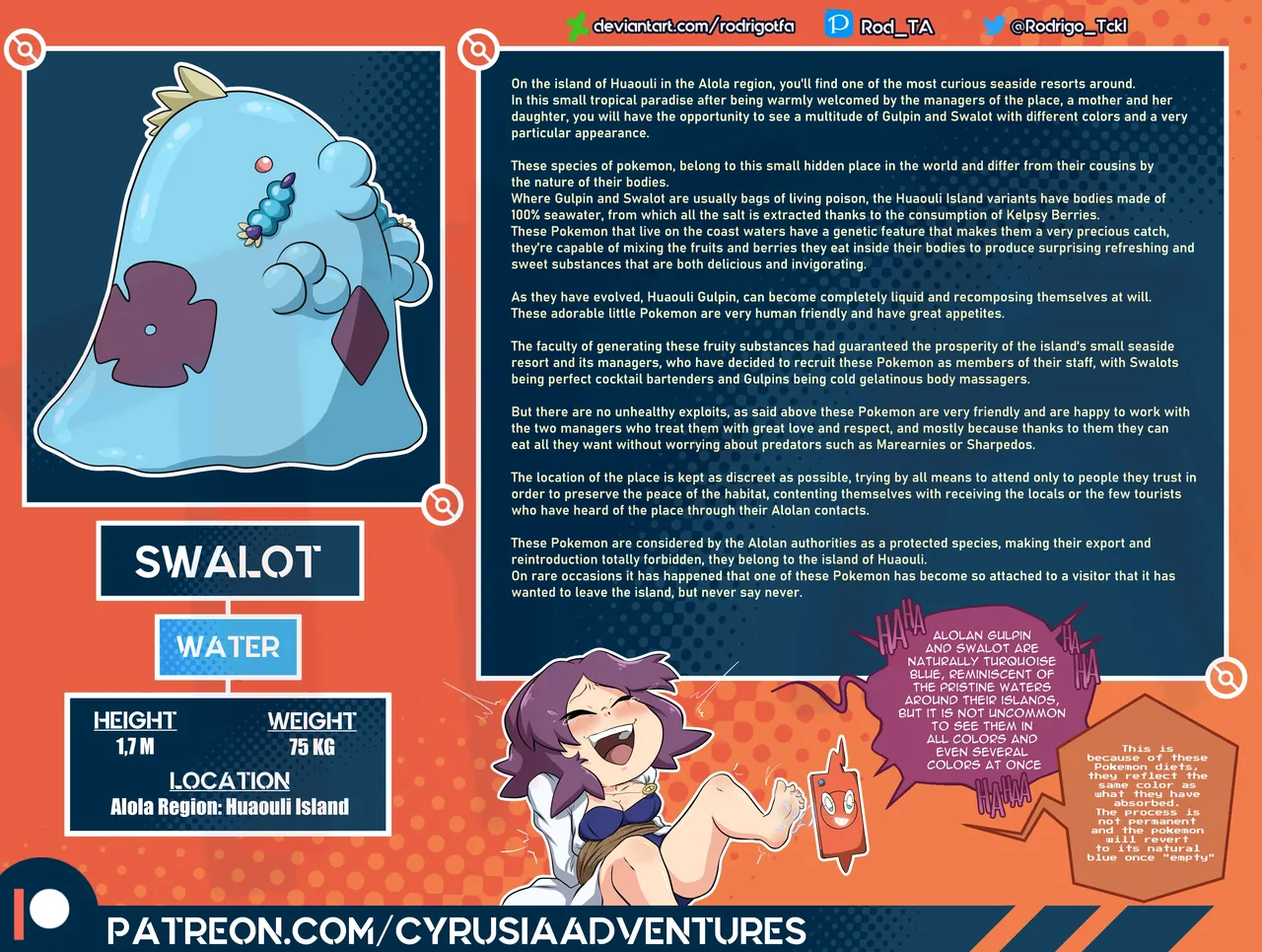 1. Cyrusia's Adventures / Lore Infos / New pokemon Variants pokedex entries page 2 full