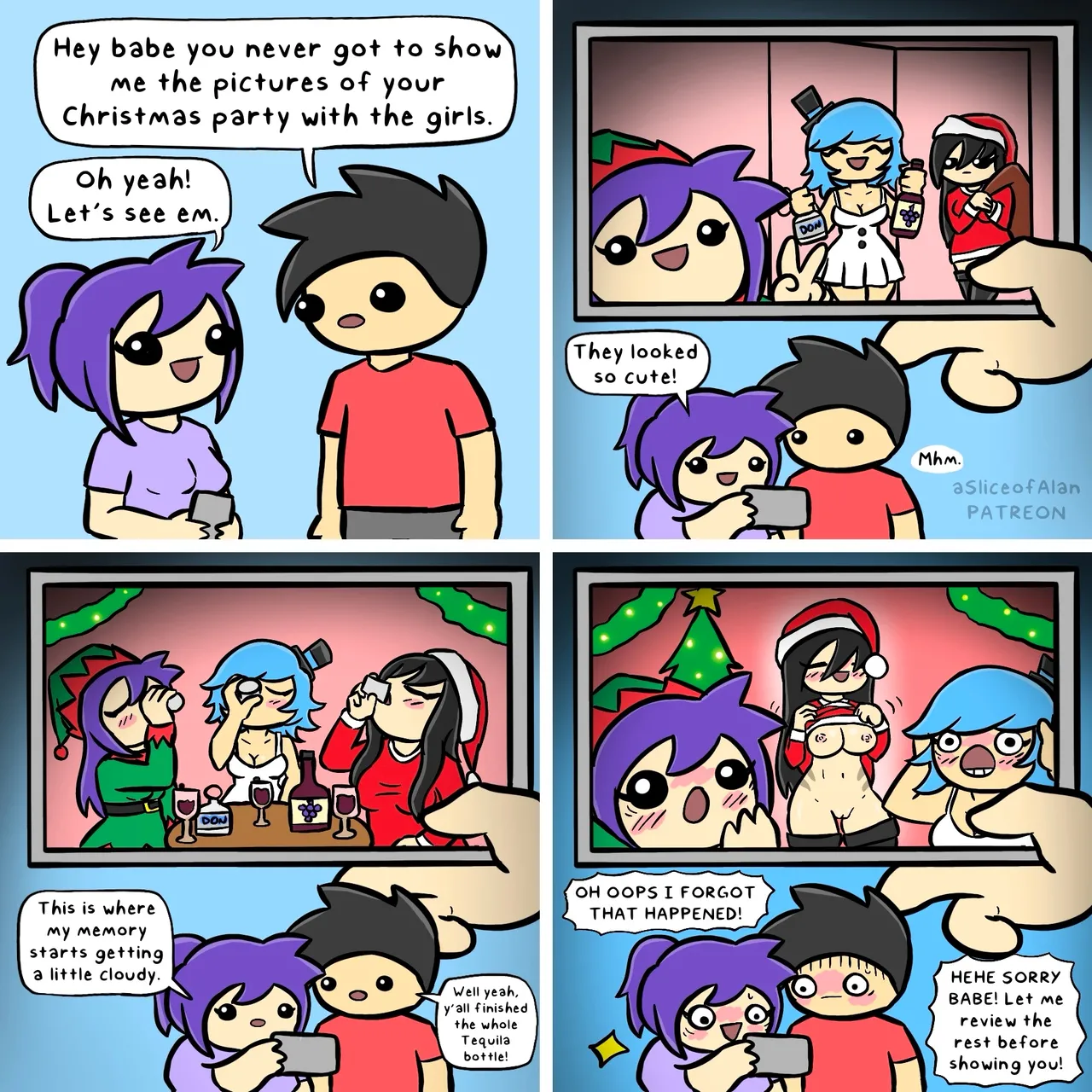 Christmas Party Girls page 7 full