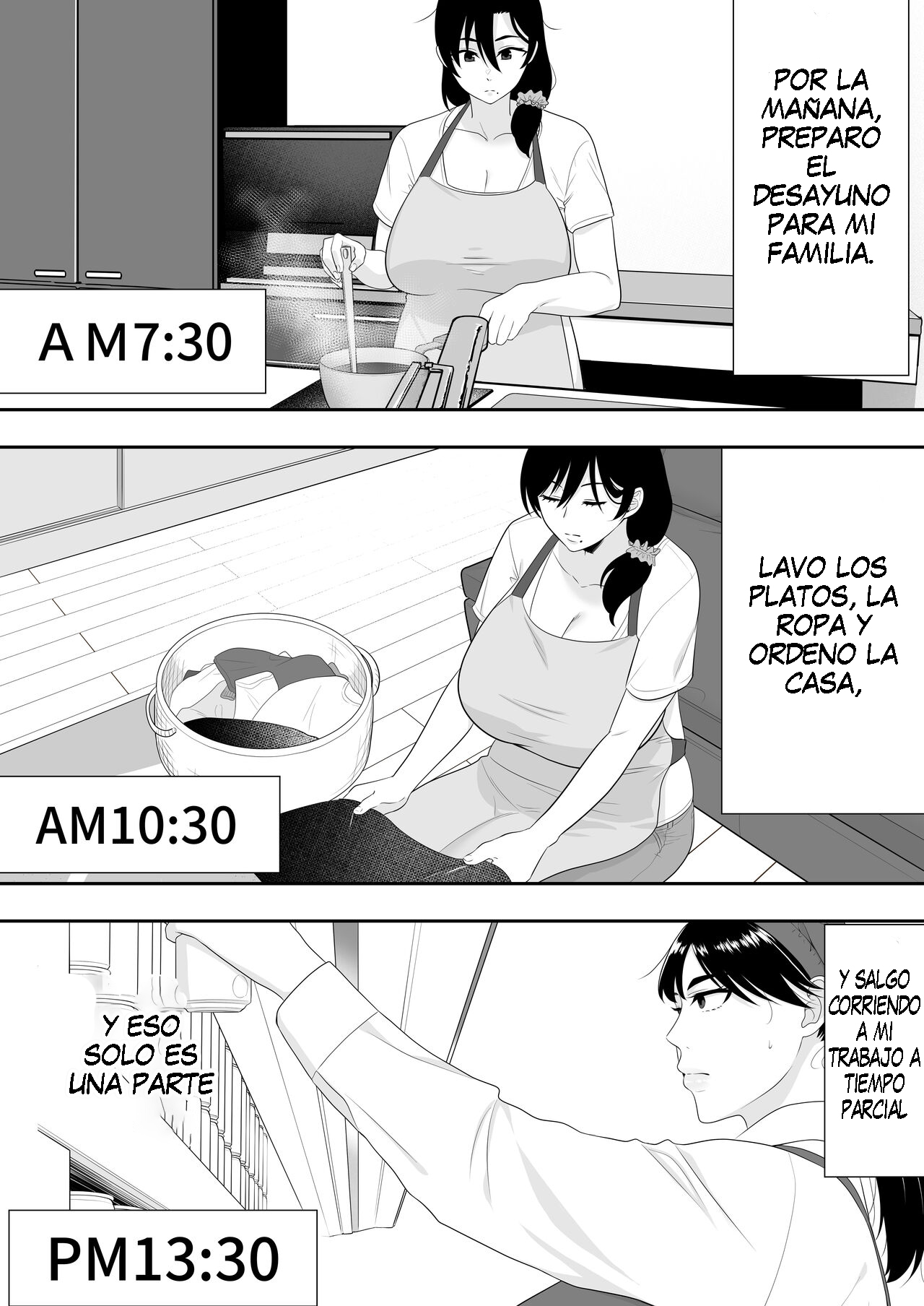 Kimottama Kaa-chan 2 ~Genki Mama wa Boku no Iinari Onaho~ | Una Vigorosa Madre 2 ~Mi Segunda Madre es mi Novia~ page 10 full
