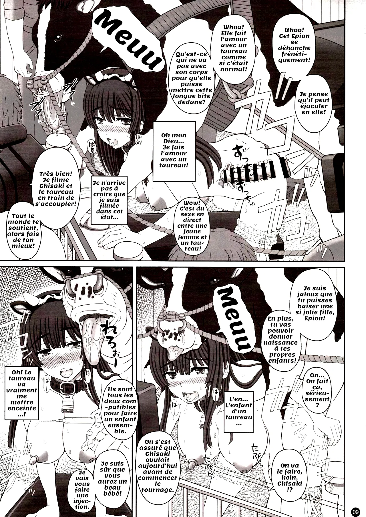 Kou Hai Reijou -Ushi ni Tanetsuke Koubi Sareru Ojousama- page 8 full