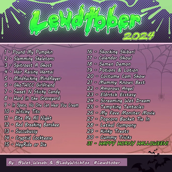 Lewdtober 2024 cover