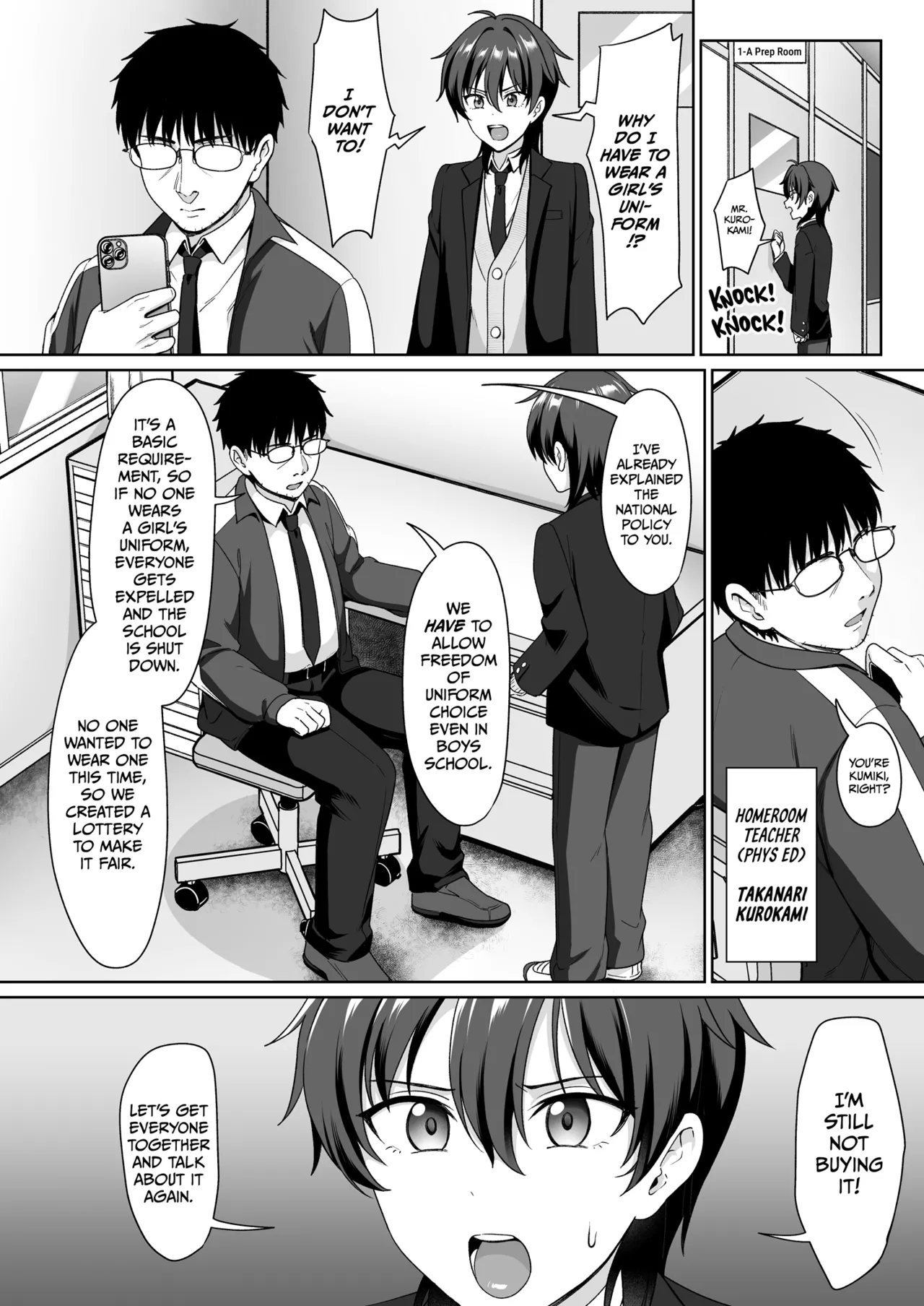 Crossdressing in a Boys School 1 page 4 full