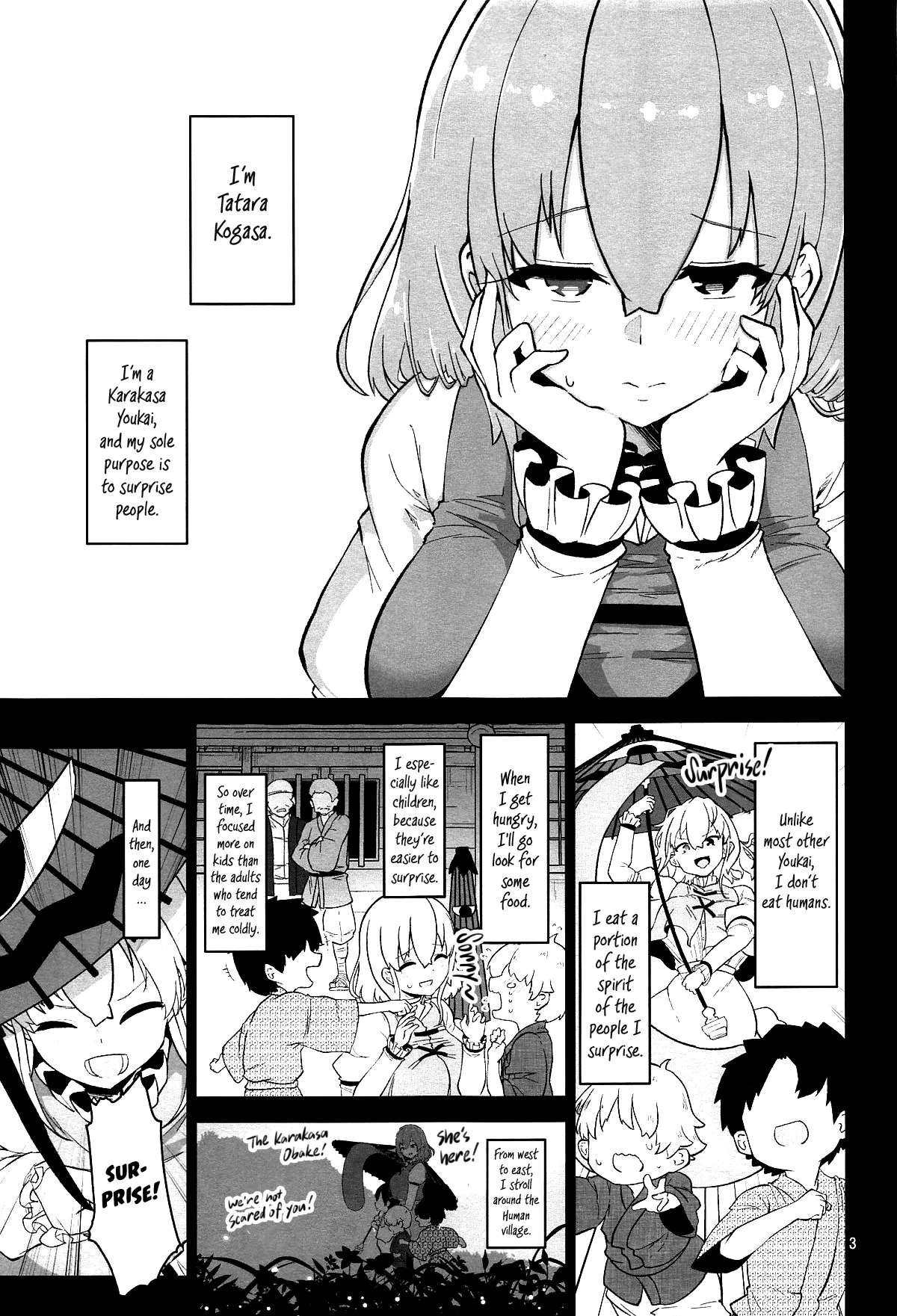 Kogasa Onee-san wa Odorokasetai - Kogasa want to surprise. page 3 full