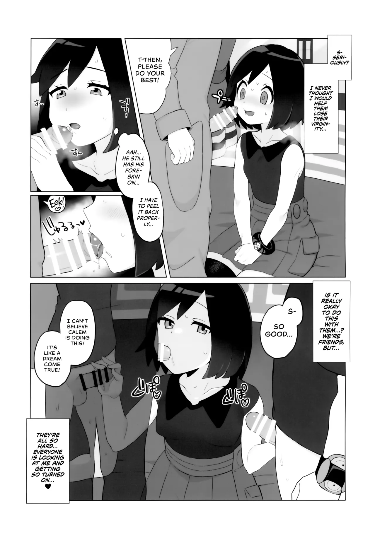 Kalos no Shounen Kairaku Mesu Ochi X | A Kalosian Boy's X-Static Descent into Feminity page 8 full
