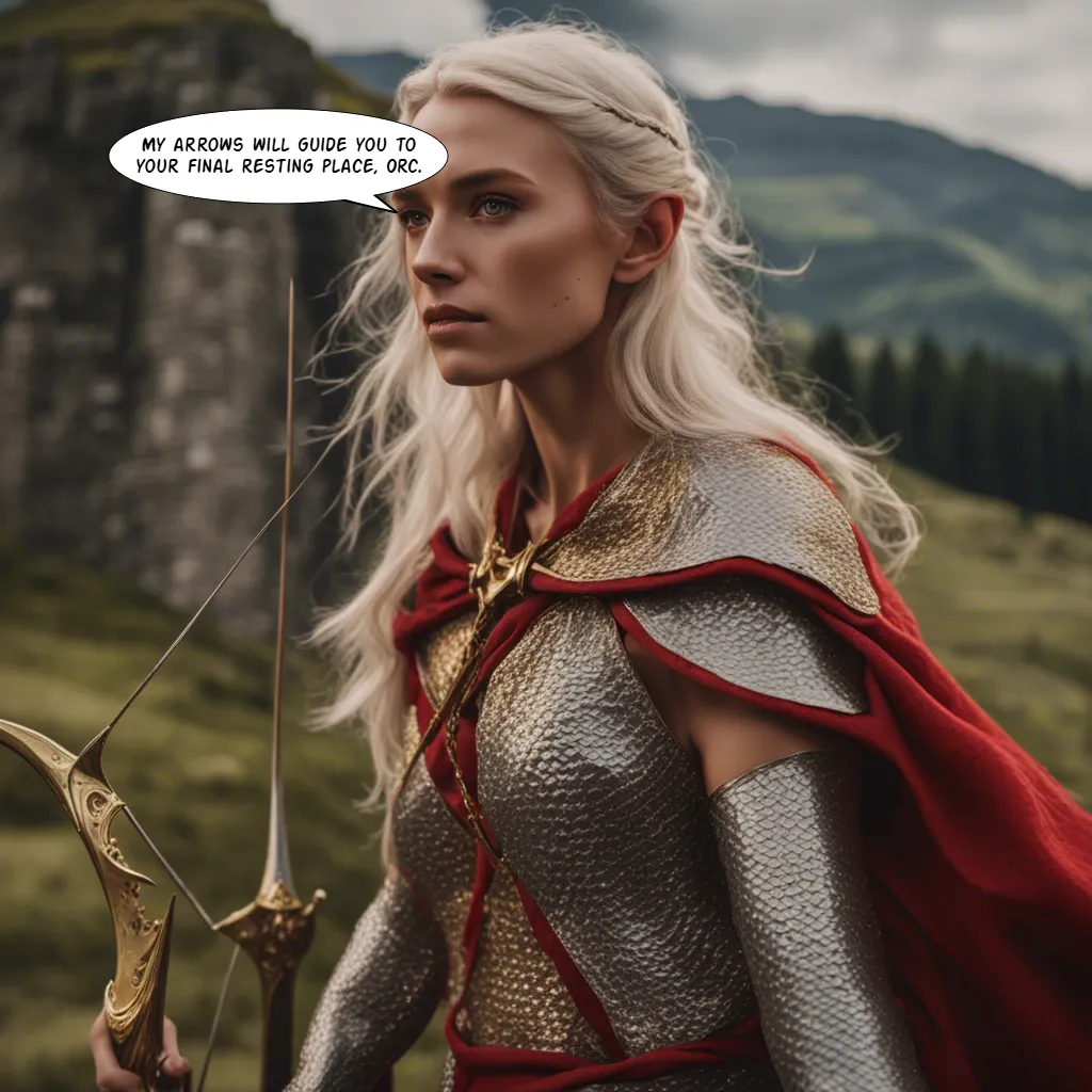 Orcs storm the Elf castle page 3 full