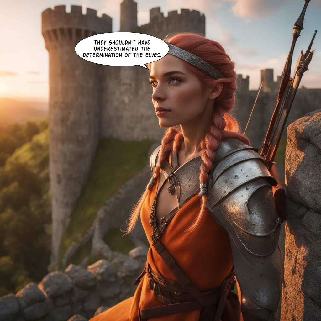 Orcs storm the Elf castle page 8 full