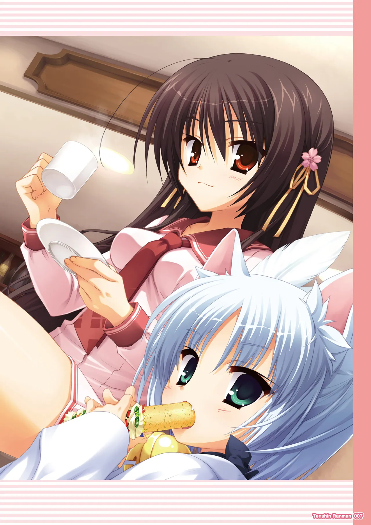 Tenshin Ranman LUCKY or UNLUCKY!? Official Visual Fanbook Shinsouban page 9 full