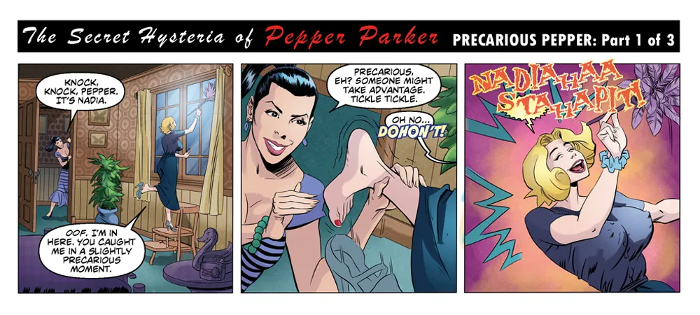 Bandito - Pepper Parker - 3 Panel Comic page 10 full