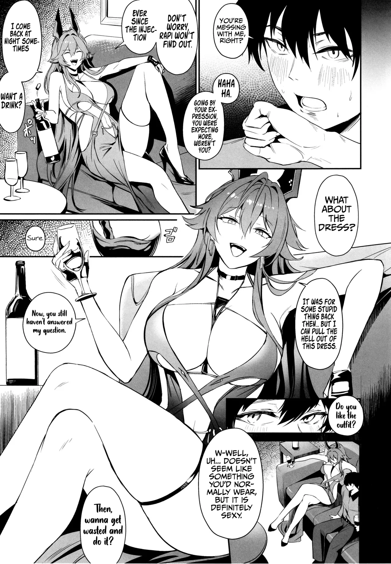 Red Hood to Mendan Suru | Meeting with Red Hood page 6 full