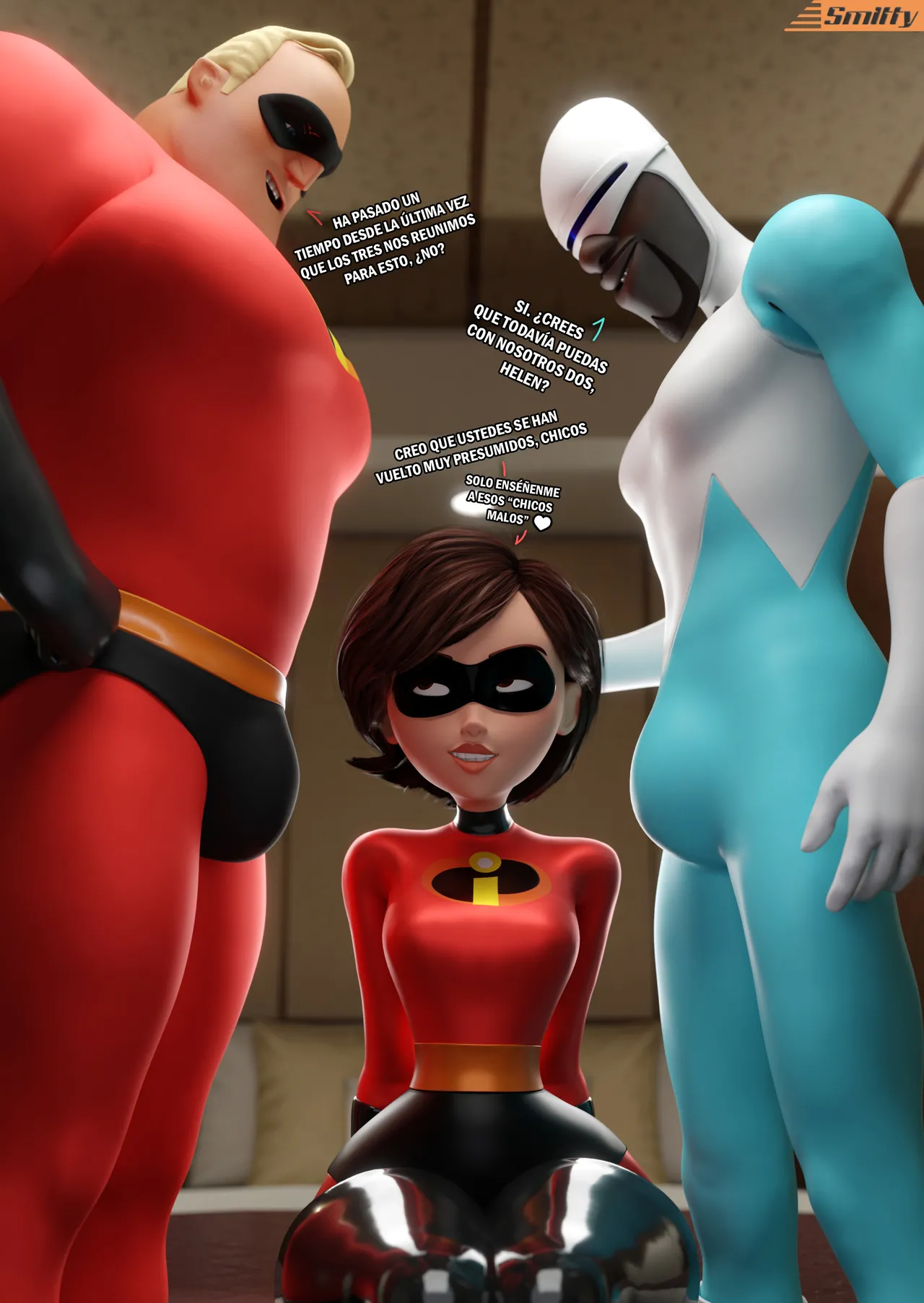 Elastigirl: Entre Una Fría &amp; Dura Pared page 3 full