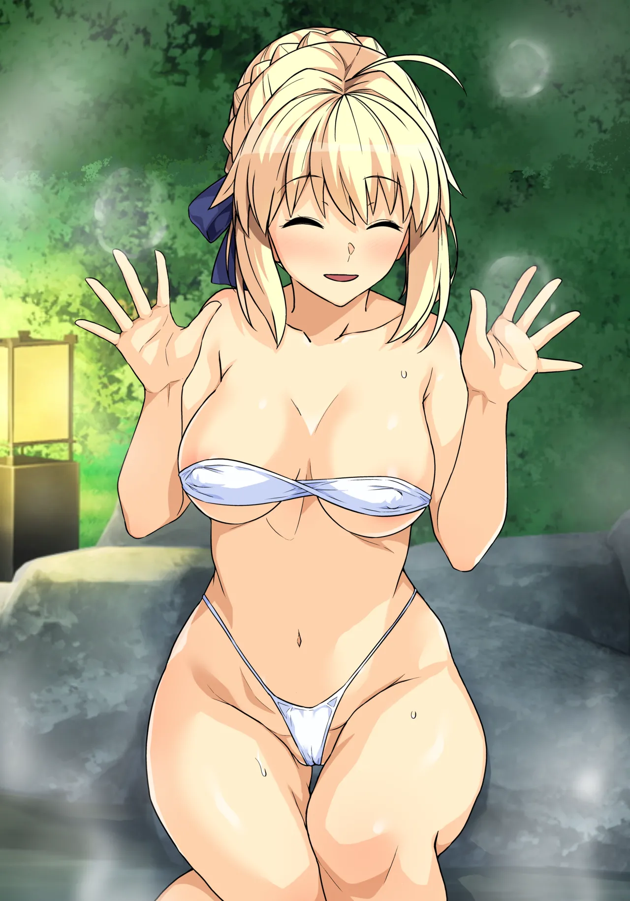 Saber-san Furin Onsen page 9 full