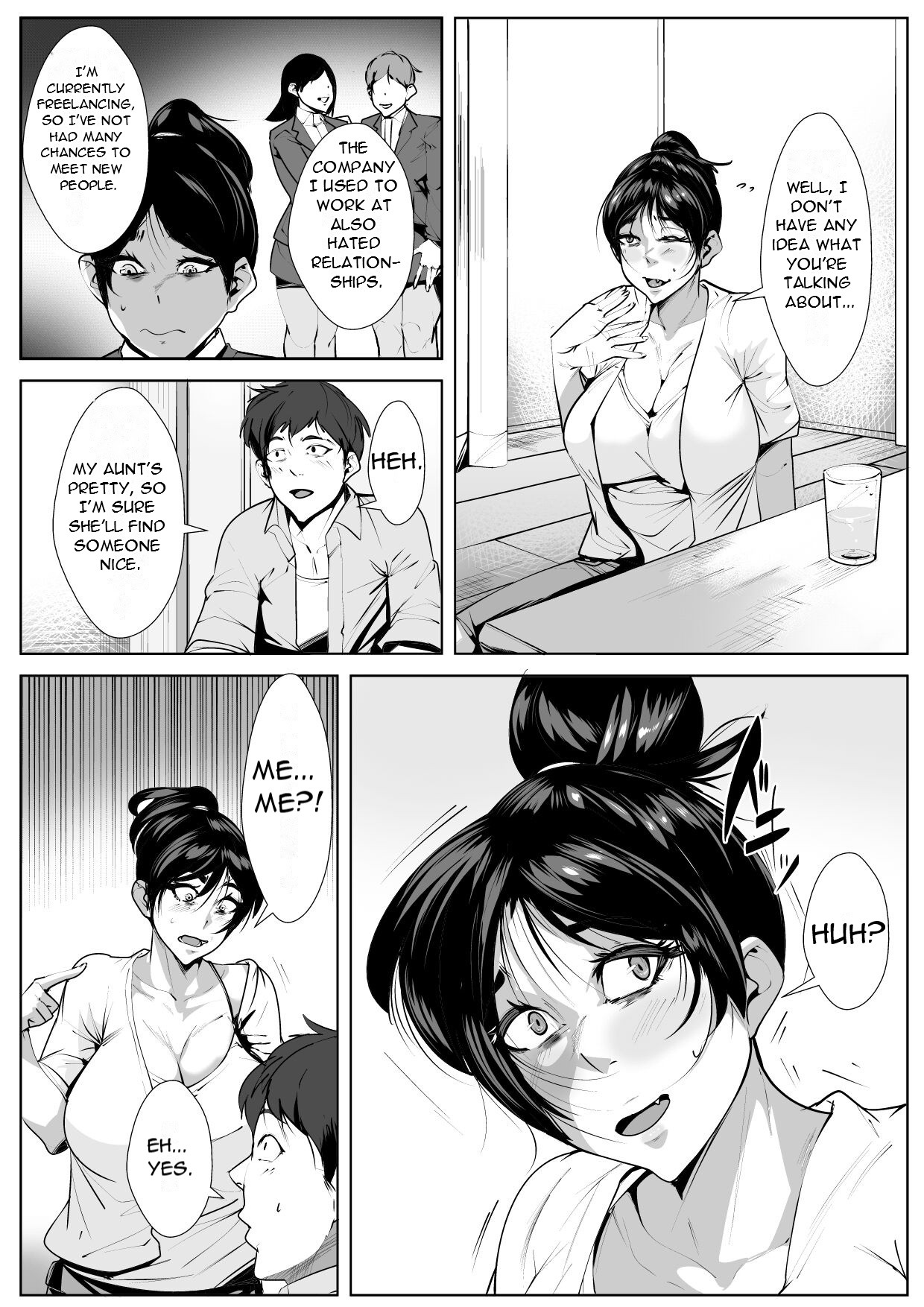 Ecchi na Obasan no Ie ni Itoko ga Geshukushi ni Kitara... | When a Nephew Comes to Stay at His Naughty Aunt's House... page 7 full