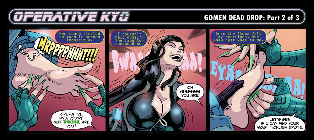 Bandito - OPERATIVE KYU - 3 Panel Comic page 2 full