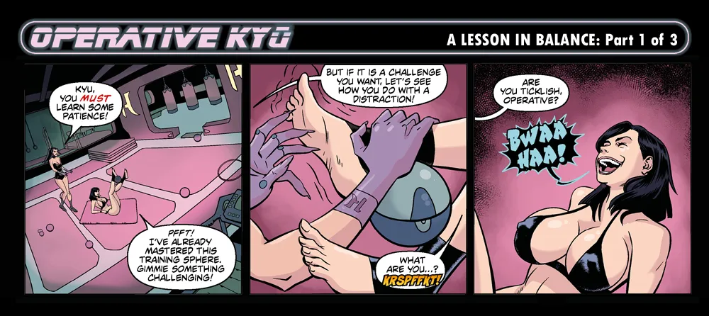 Bandito - OPERATIVE KYU - 3 Panel Comic page 4 full