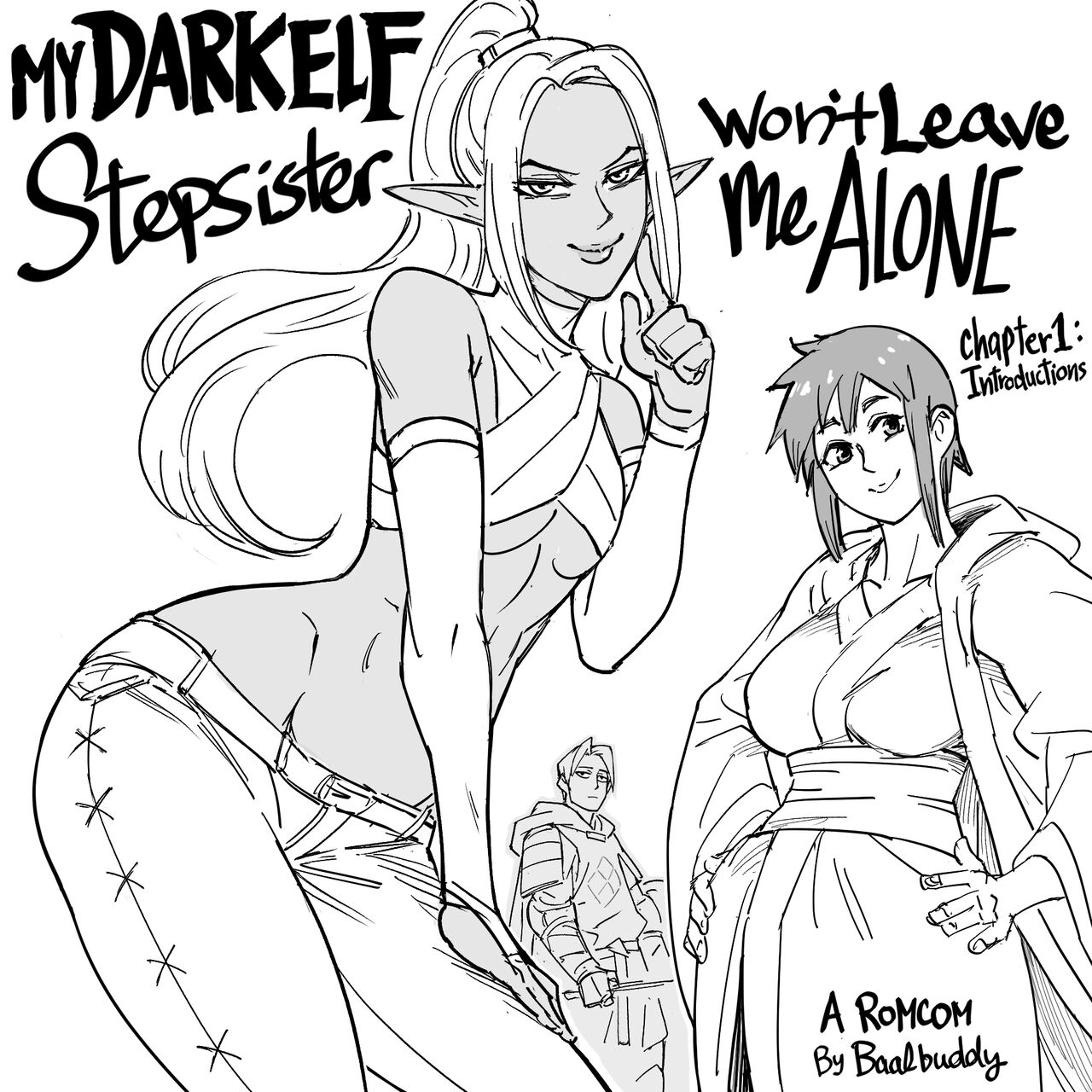 My Dark Elf Stepsister Won't Leave Me Alone | ch.1-2 page 1 full