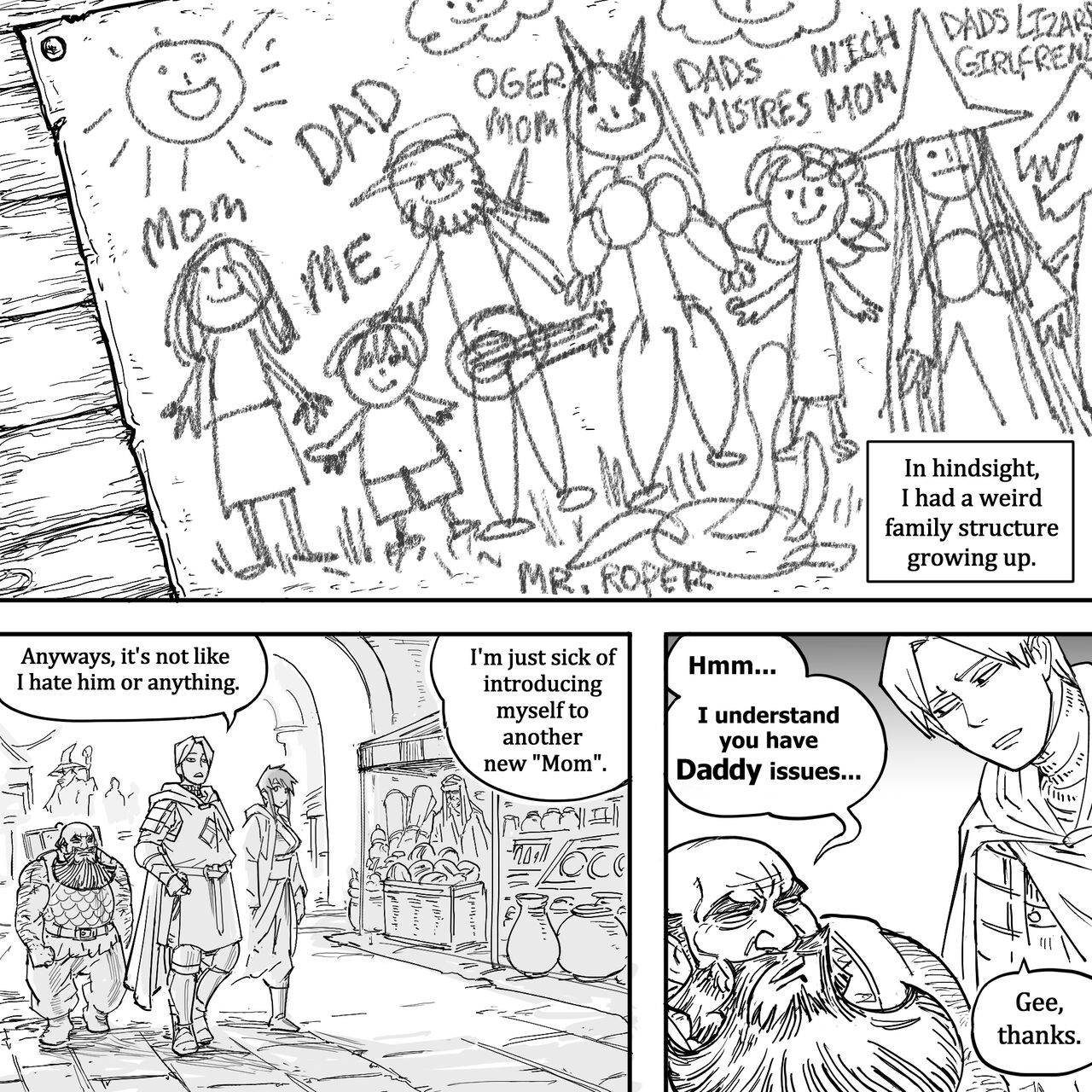 My Dark Elf Stepsister Won't Leave Me Alone | ch.1-2 page 10 full