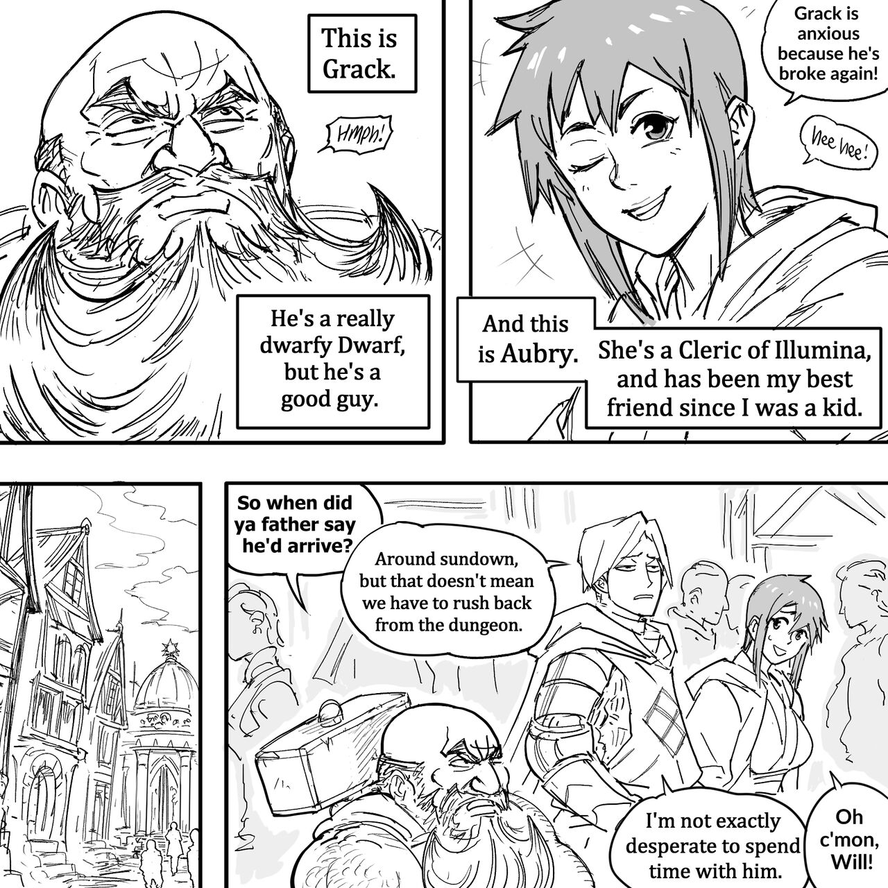 My Dark Elf Stepsister Won't Leave Me Alone | ch.1-2 page 8 full