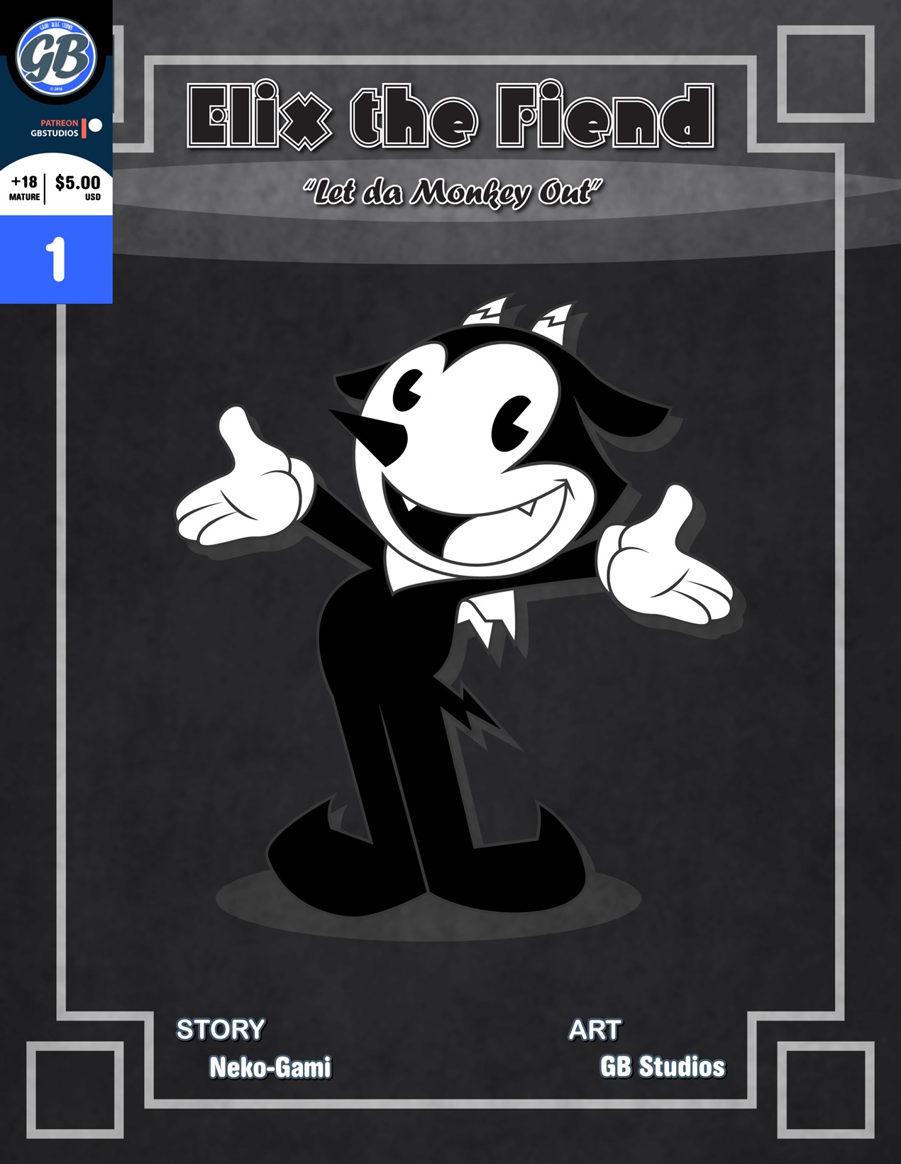 Felix the Fiend: "Let da Monkey Out" page 1 full