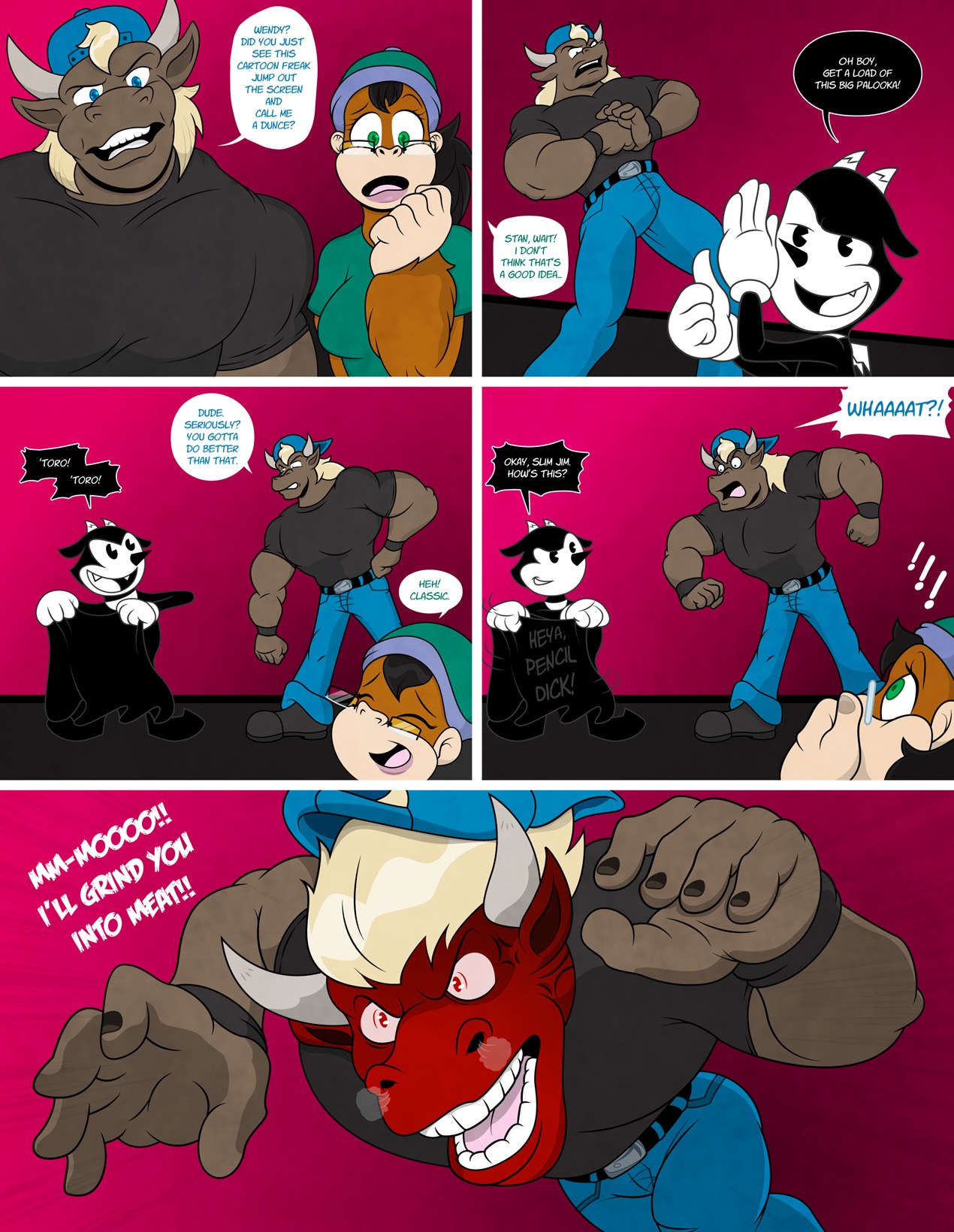 Felix the Fiend: "Let da Monkey Out" page 4 full